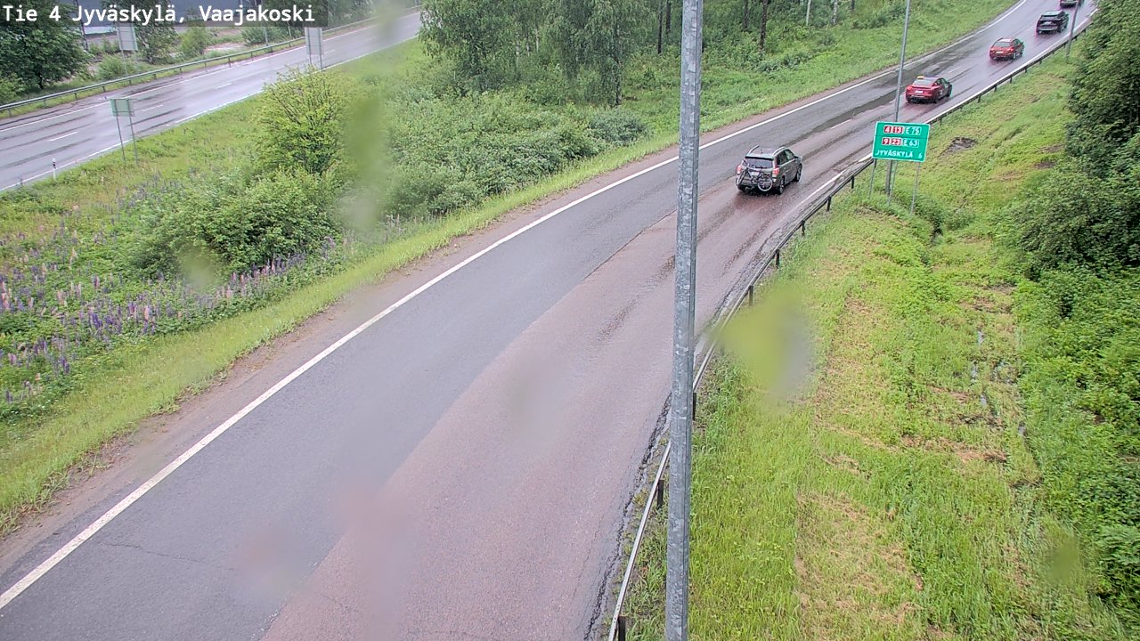 Kelikamerat Kuva Tie 4 Jyväskylä, Vaajakoski, Jyväskylä, Keski-Suomi