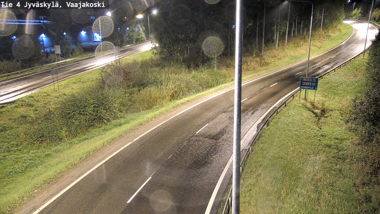 Weather Camera Image Road 4 Jyväskylä, Vaajakoski, Jyväskylä, Keski-Suomi