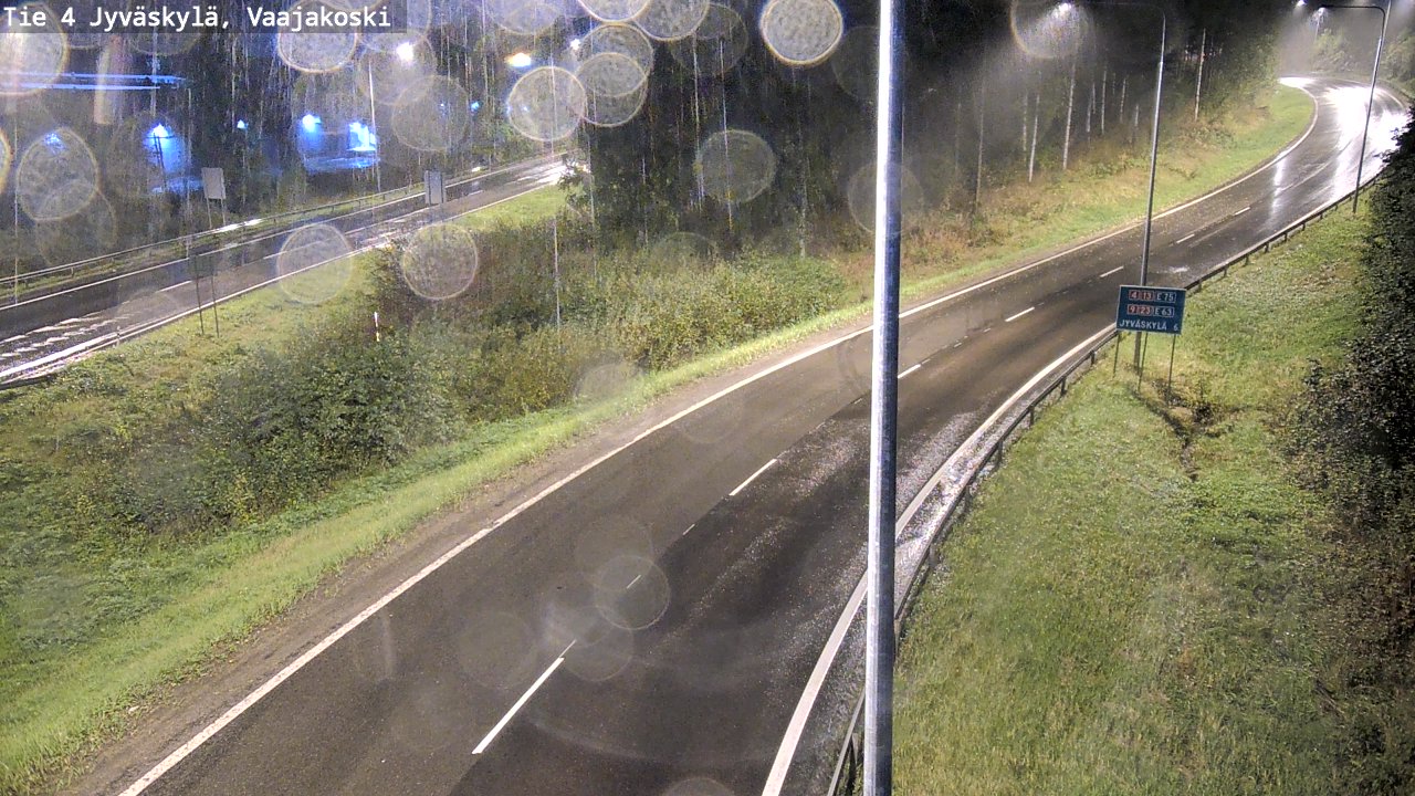 Weather Camera Image Road 4 Jyväskylä, Vaajakoski, Jyväskylä, Keski-Suomi