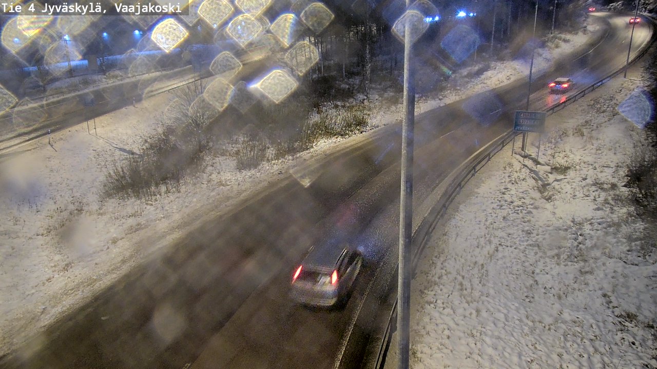 Weather Camera Image Väg 4 Jyväskylä, Vaajakoski, Jyväskylä, Keski-Suomi