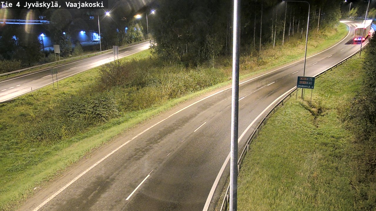 Weather Camera Image Road 4 Jyväskylä, Vaajakoski, Jyväskylä, Keski-Suomi