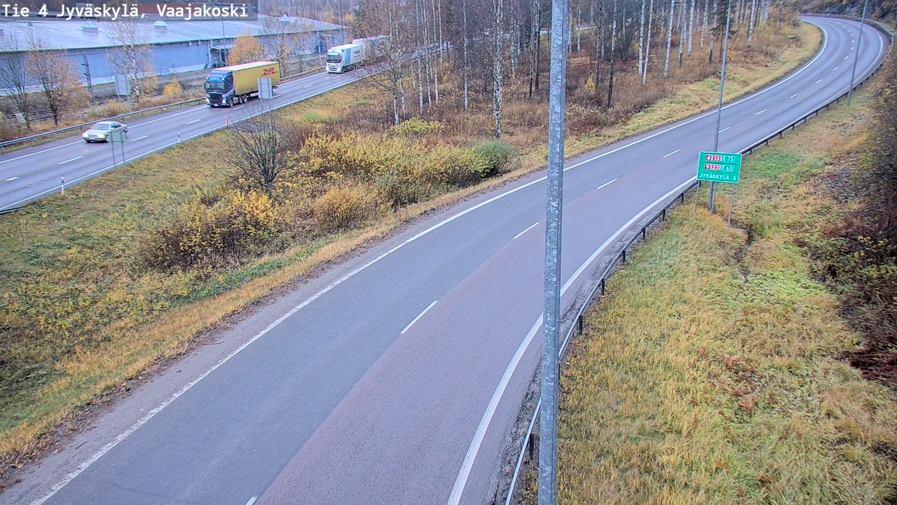 Kelikamerat Kuva Tie 4 Jyväskylä, Vaajakoski, Jyväskylä, Keski-Suomi