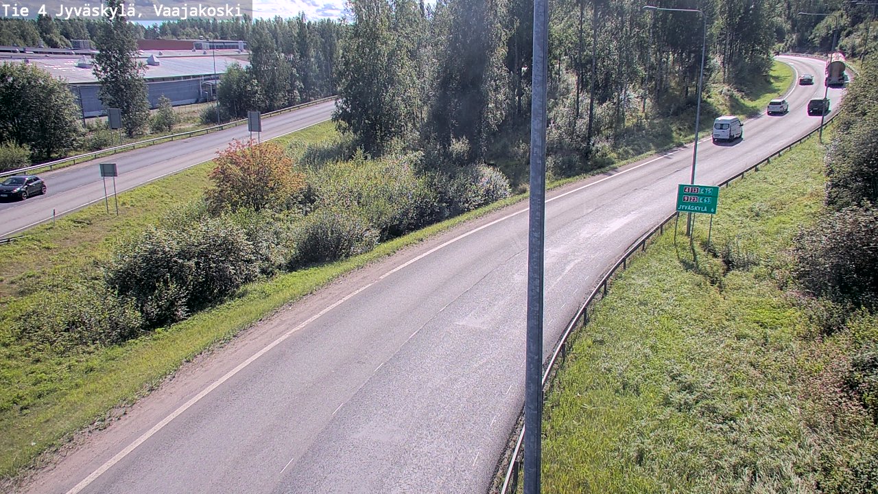 Kelikamerat Kuva Tie 4 Jyväskylä, Vaajakoski, Jyväskylä, Keski-Suomi