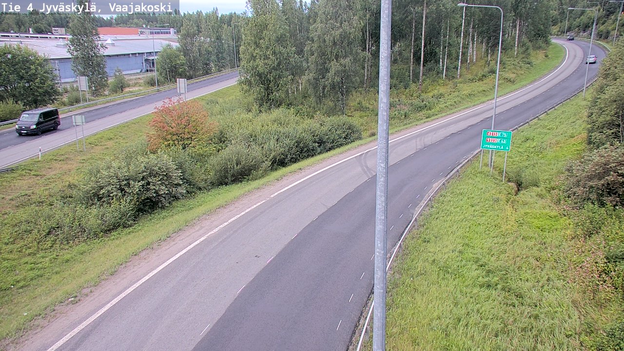 Weather Camera Image Road 4 Jyväskylä, Vaajakoski, Jyväskylä, Keski-Suomi