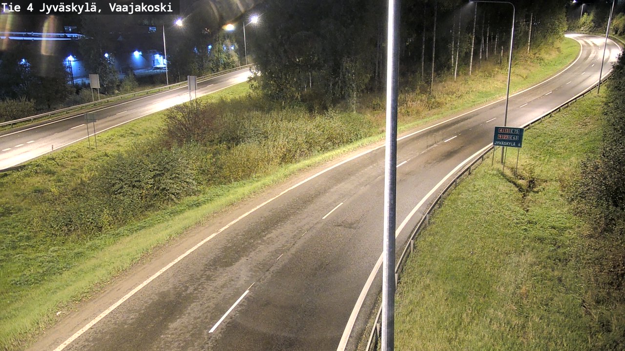 Weather Camera Image Road 4 Jyväskylä, Vaajakoski, Jyväskylä, Keski-Suomi