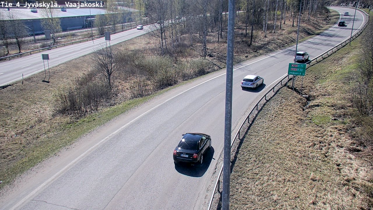 Weather Camera Image Road 4 Jyväskylä, Vaajakoski, Jyväskylä, Keski-Suomi
