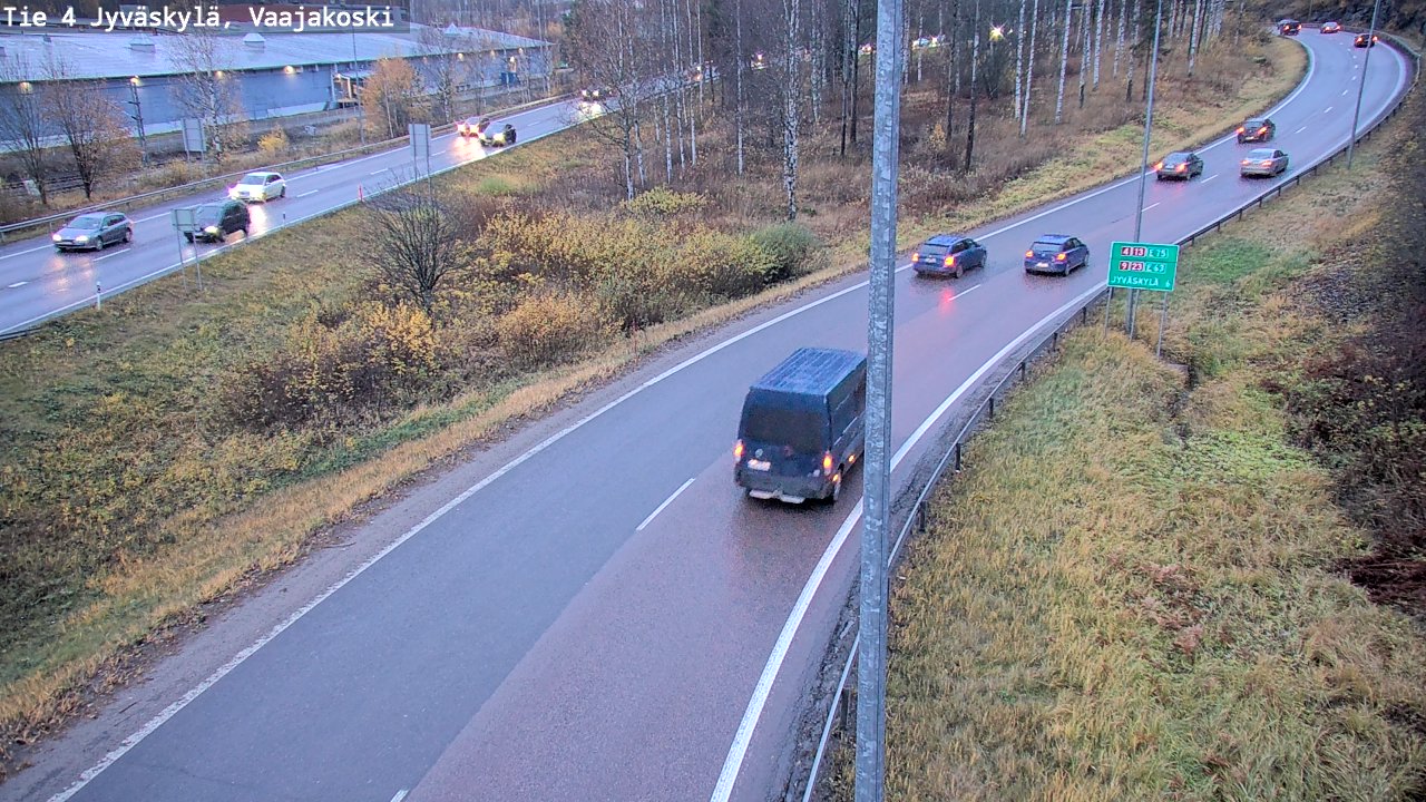 Kelikamerat Kuva Tie 4 Jyväskylä, Vaajakoski, Jyväskylä, Keski-Suomi