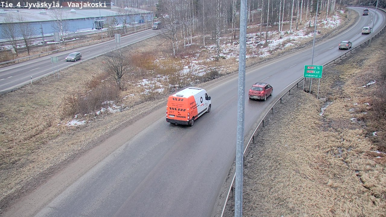 Kelikamerat Kuva Tie 4 Jyväskylä, Vaajakoski, Jyväskylä, Keski-Suomi