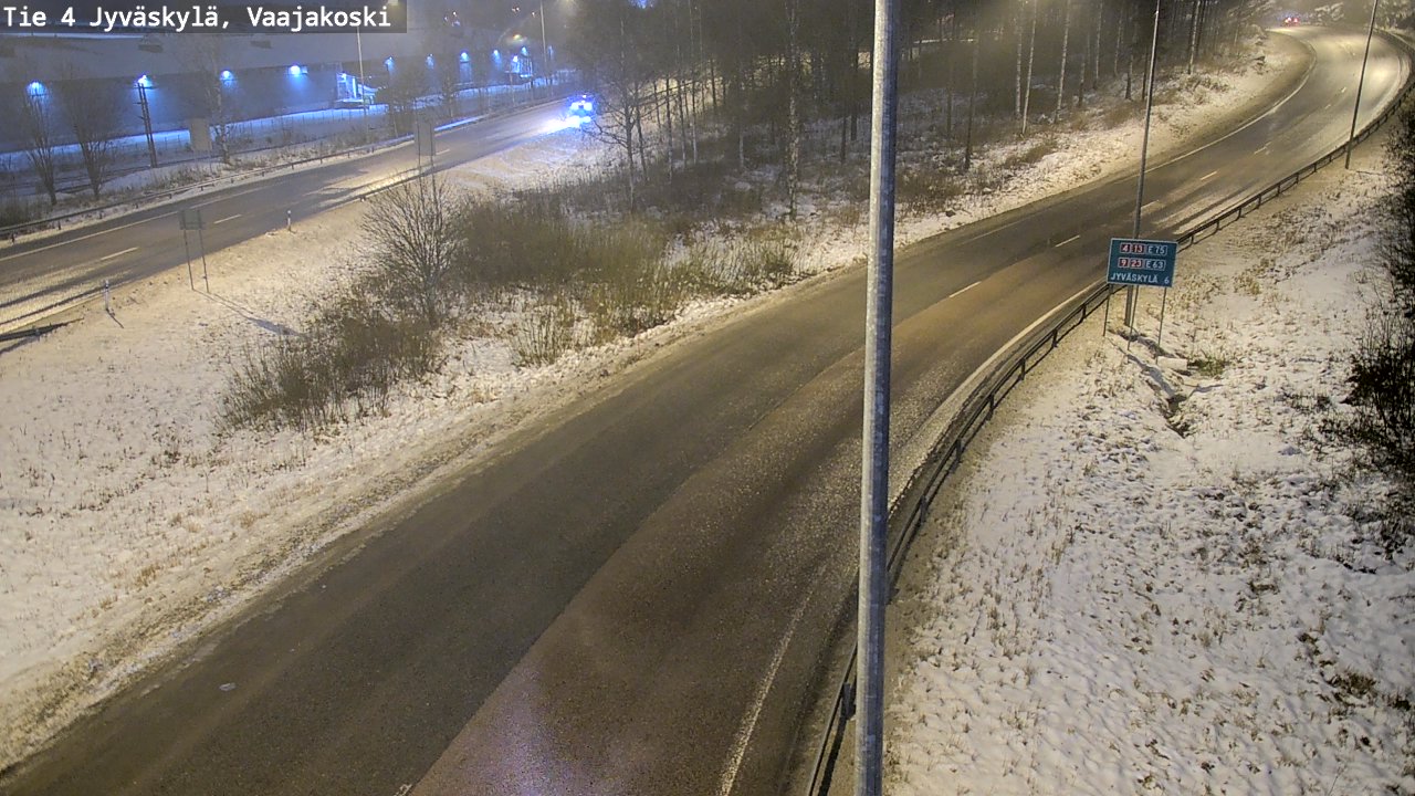 Weather Camera Image Väg 4 Jyväskylä, Vaajakoski, Jyväskylä, Keski-Suomi