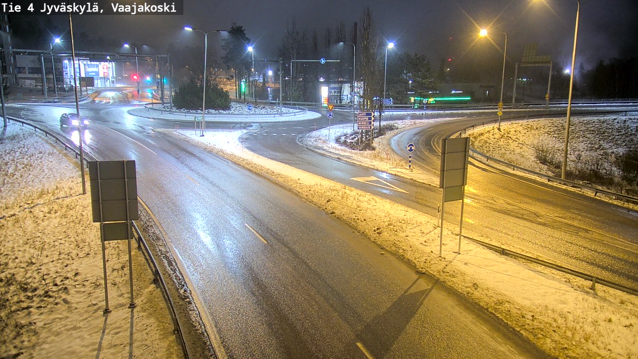 Weather Camera Image Väg 4 Jyväskylä, Vaajakoski, Jyväskylä, Keski-Suomi