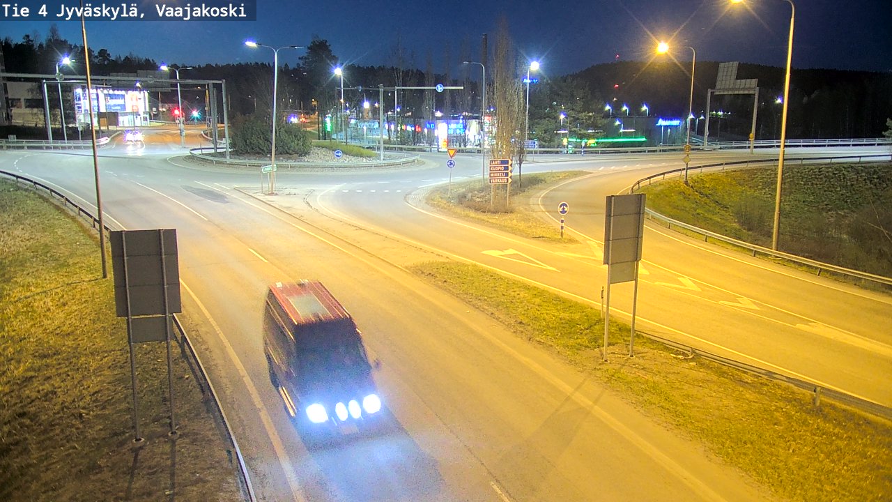 Weather Camera Image Road 4 Jyväskylä, Vaajakoski, Jyväskylä, Keski-Suomi