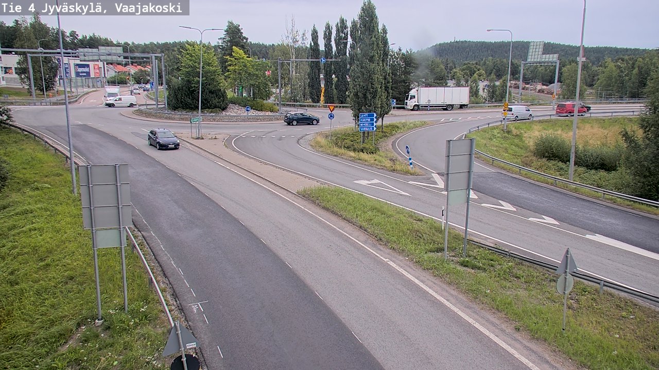 Weather Camera Image Road 4 Jyväskylä, Vaajakoski, Jyväskylä, Keski-Suomi
