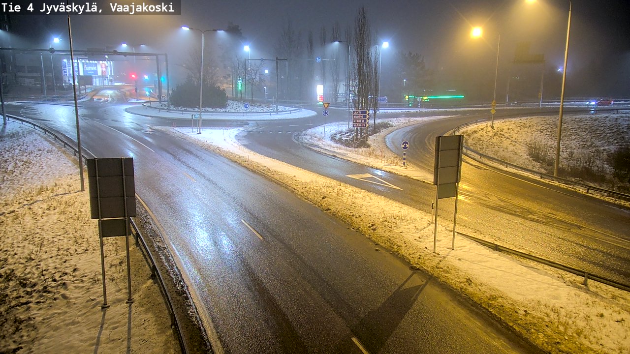 Weather Camera Image Väg 4 Jyväskylä, Vaajakoski, Jyväskylä, Keski-Suomi