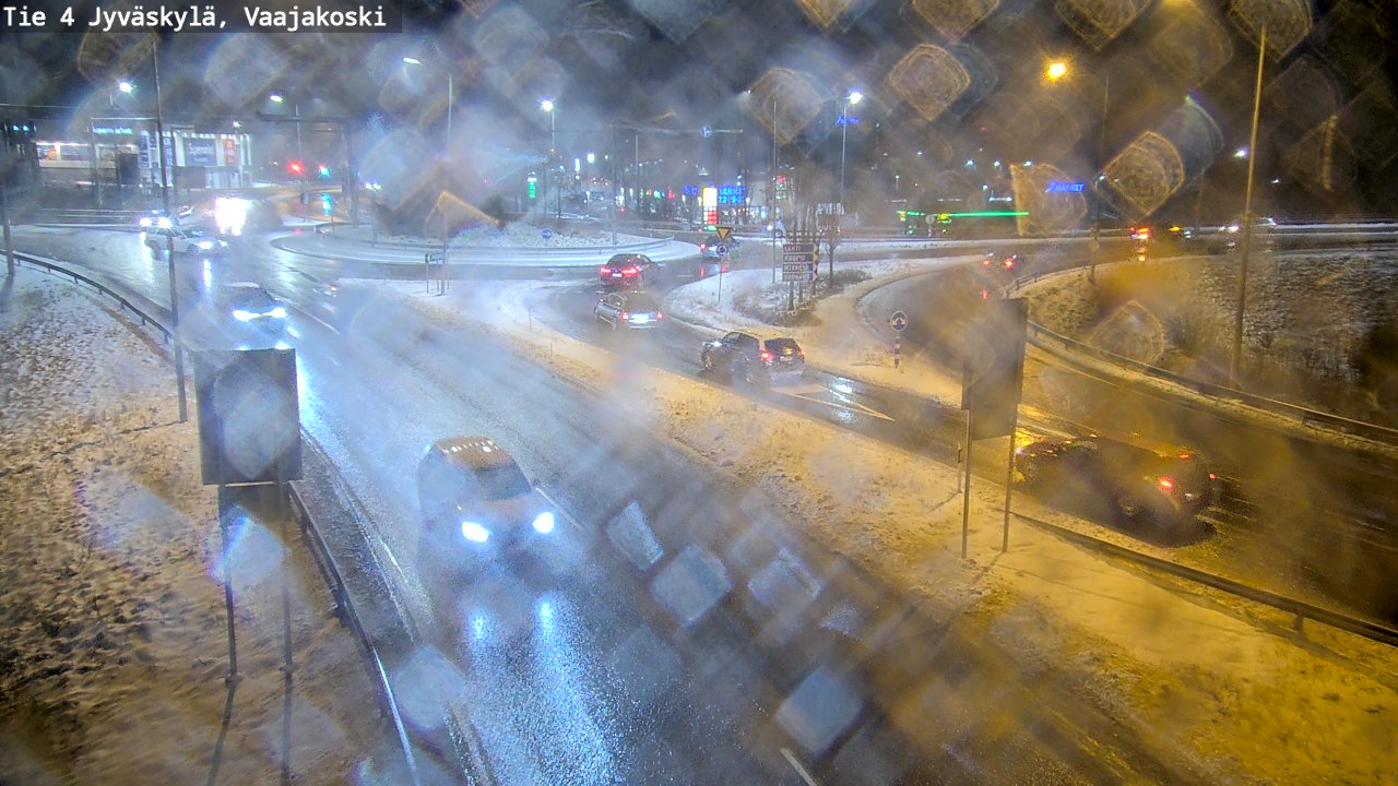 Weather Camera Image Väg 4 Jyväskylä, Vaajakoski, Jyväskylä, Keski-Suomi