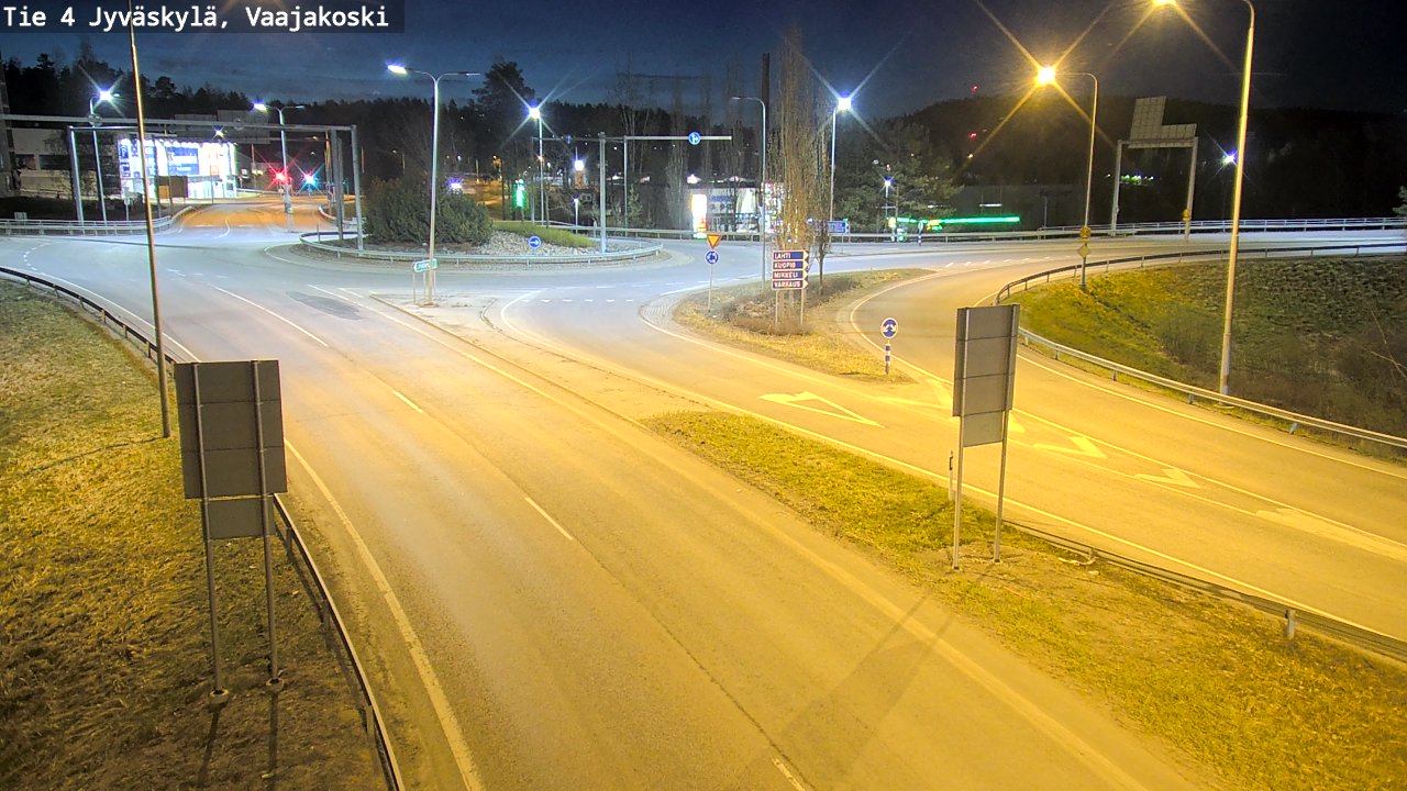 Weather Camera Image Road 4 Jyväskylä, Vaajakoski, Jyväskylä, Keski-Suomi