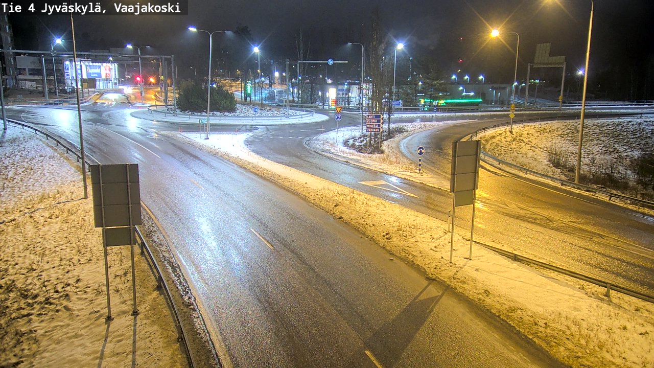 Weather Camera Image Väg 4 Jyväskylä, Vaajakoski, Jyväskylä, Keski-Suomi