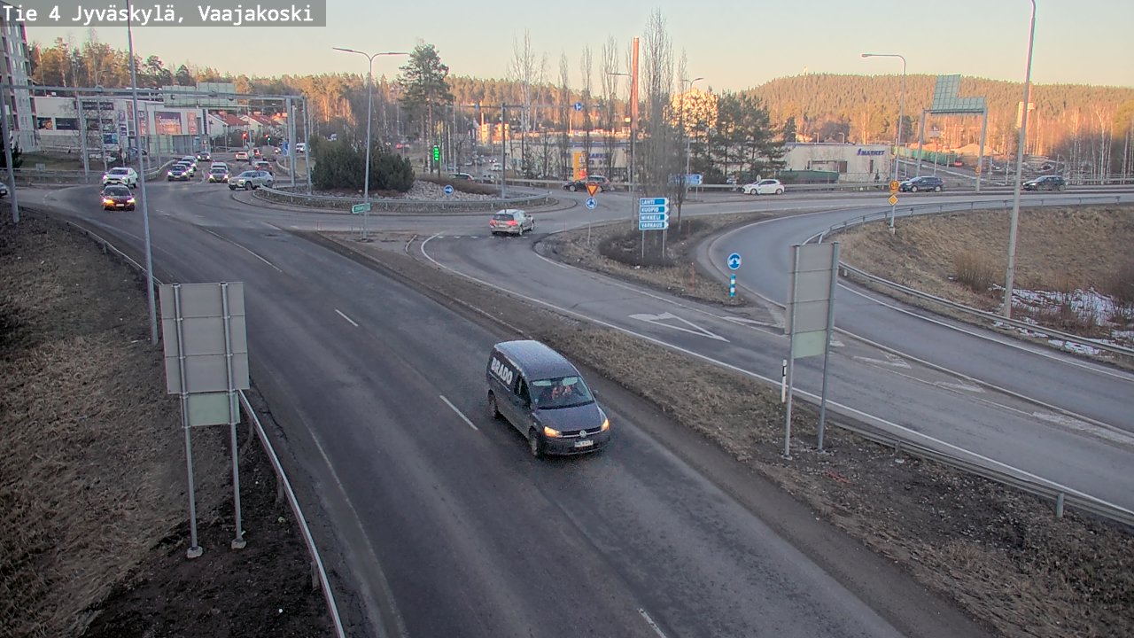 Weather Camera Image Road 4 Jyväskylä, Vaajakoski, Jyväskylä, Keski-Suomi