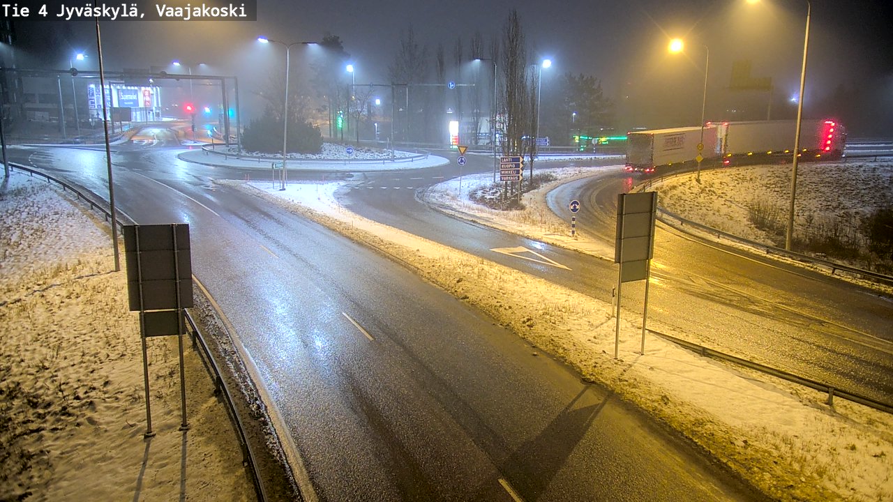 Weather Camera Image Väg 4 Jyväskylä, Vaajakoski, Jyväskylä, Keski-Suomi