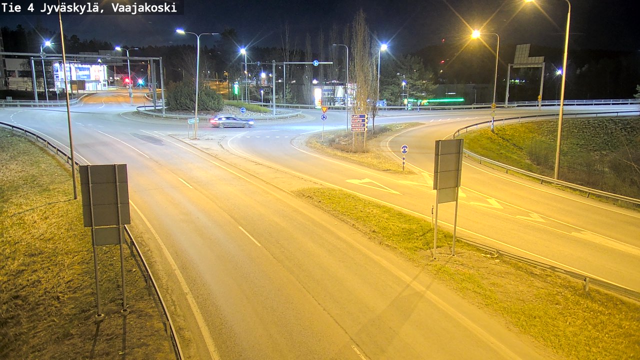 Weather Camera Image Road 4 Jyväskylä, Vaajakoski, Jyväskylä, Keski-Suomi