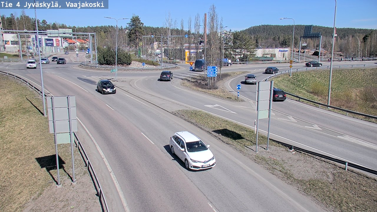 Weather Camera Image Road 4 Jyväskylä, Vaajakoski, Jyväskylä, Keski-Suomi