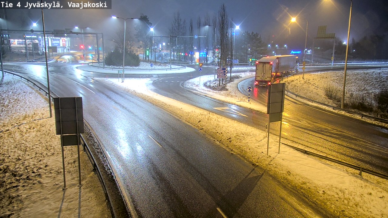 Weather Camera Image Väg 4 Jyväskylä, Vaajakoski, Jyväskylä, Keski-Suomi