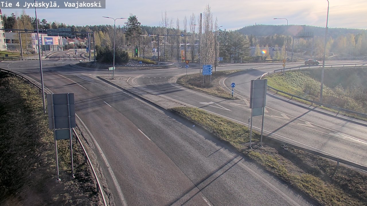 Weather Camera Image Road 4 Jyväskylä, Vaajakoski, Jyväskylä, Keski-Suomi