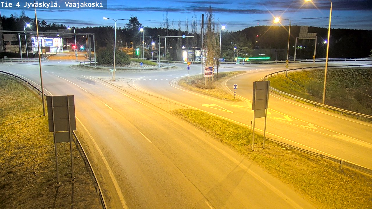 Weather Camera Image Road 4 Jyväskylä, Vaajakoski, Jyväskylä, Keski-Suomi