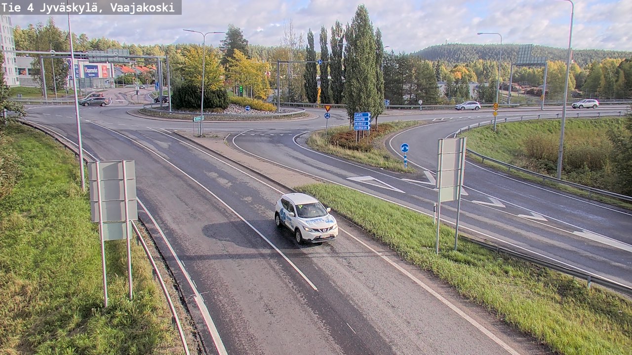 Weather Camera Image Road 4 Jyväskylä, Vaajakoski, Jyväskylä, Keski-Suomi
