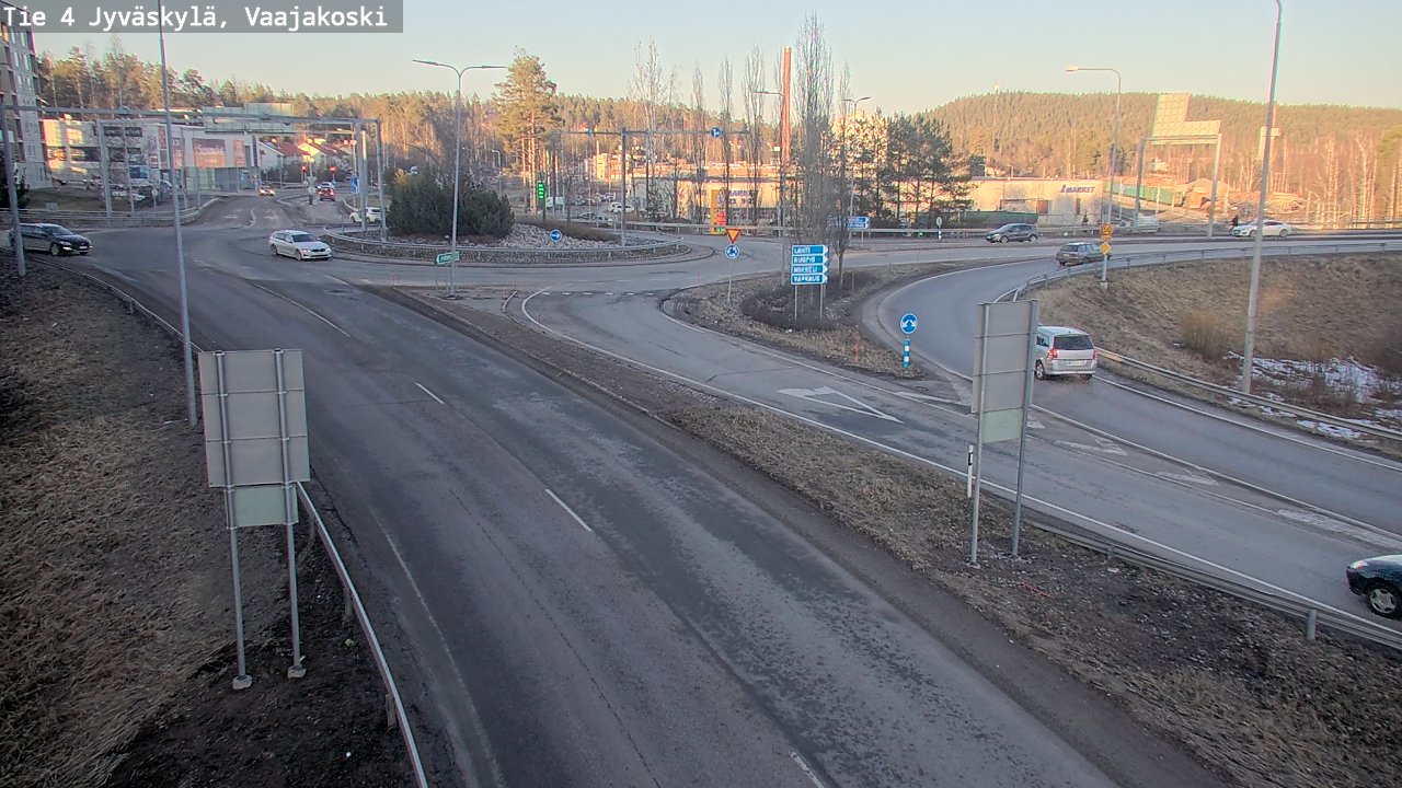 Weather Camera Image Road 4 Jyväskylä, Vaajakoski, Jyväskylä, Keski-Suomi