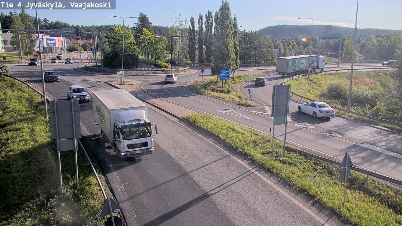 Kelikamerat Kuva Tie 4 Jyväskylä, Vaajakoski, Jyväskylä, Keski-Suomi