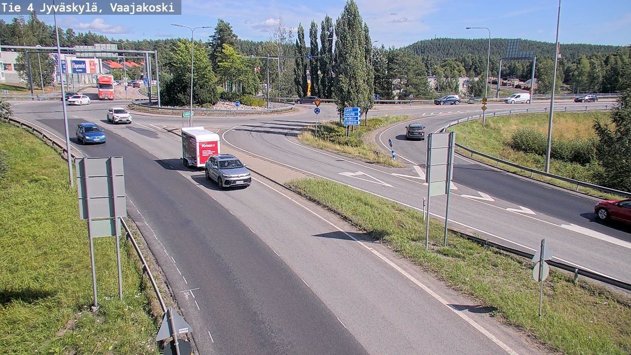 Kelikamerat Kuva Tie 4 Jyväskylä, Vaajakoski, Jyväskylä, Keski-Suomi