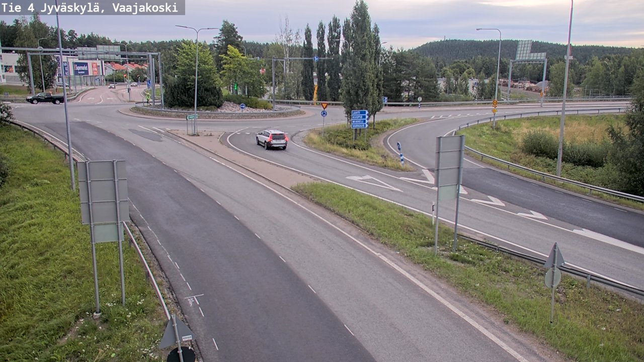 Weather Camera Image Road 4 Jyväskylä, Vaajakoski, Jyväskylä, Keski-Suomi