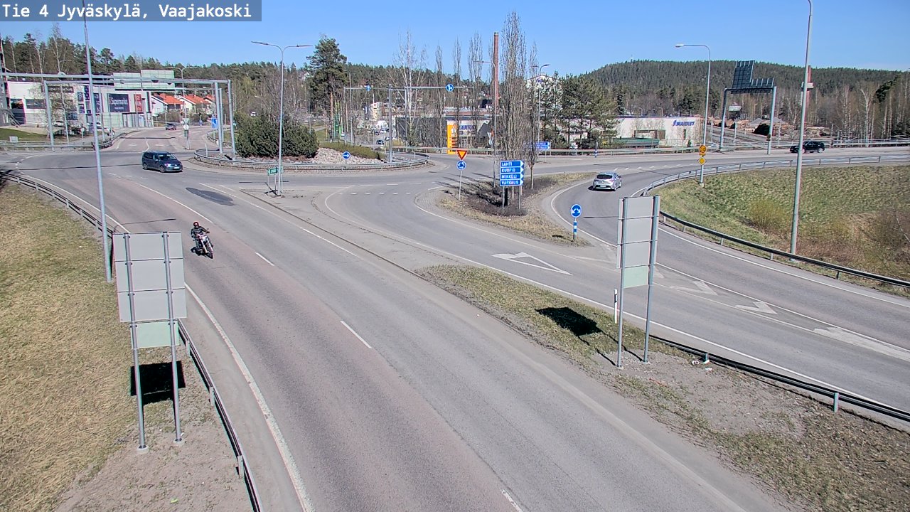 Weather Camera Image Road 4 Jyväskylä, Vaajakoski, Jyväskylä, Keski-Suomi