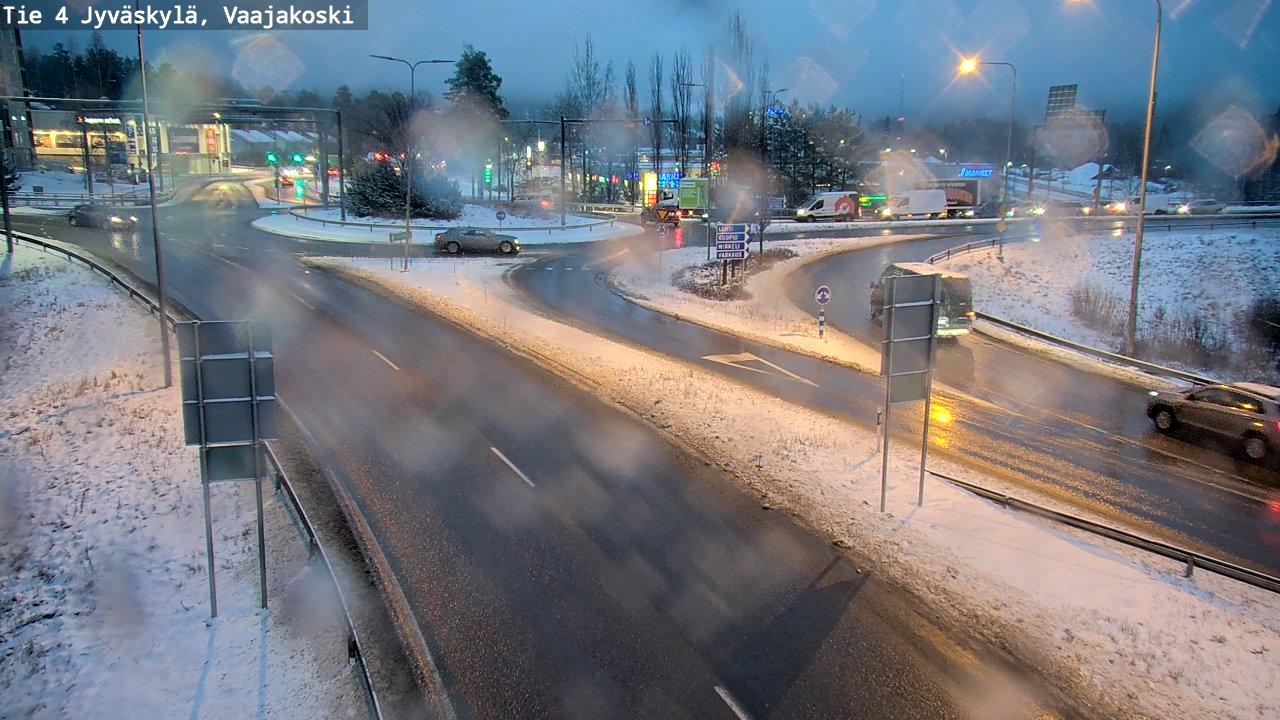 Weather Camera Image Väg 4 Jyväskylä, Vaajakoski, Jyväskylä, Keski-Suomi