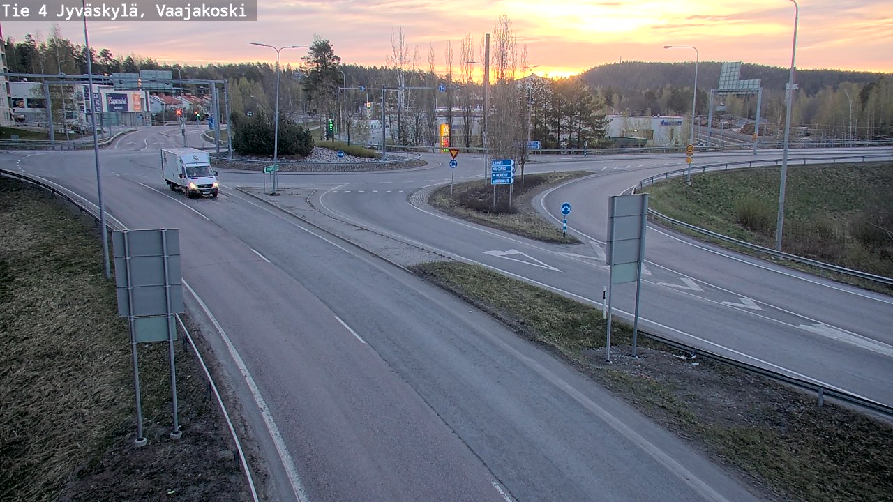 Weather Camera Image Väg 4 Jyväskylä, Vaajakoski, Jyväskylä, Keski-Suomi
