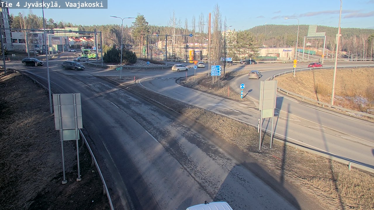 Weather Camera Image Road 4 Jyväskylä, Vaajakoski, Jyväskylä, Keski-Suomi