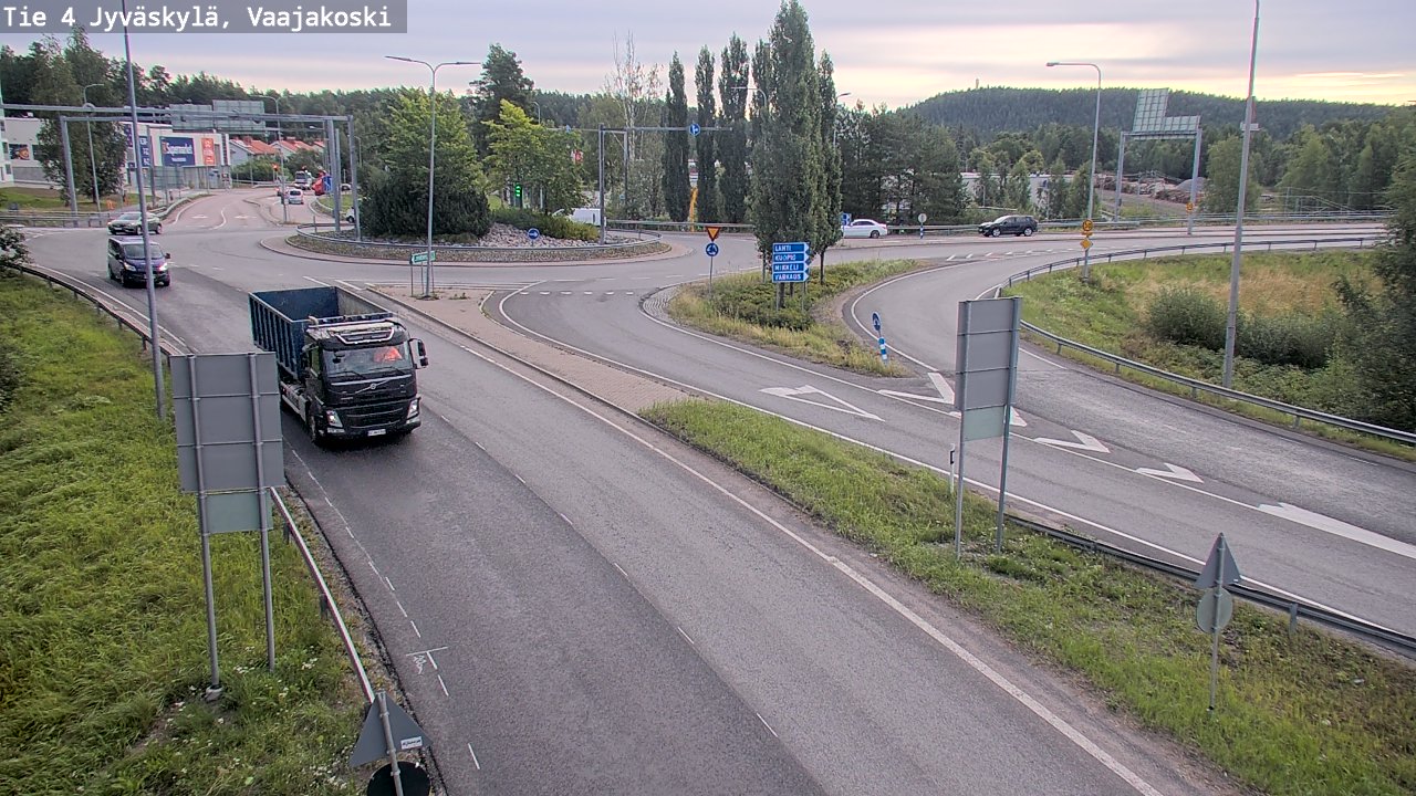 Weather Camera Image Road 4 Jyväskylä, Vaajakoski, Jyväskylä, Keski-Suomi