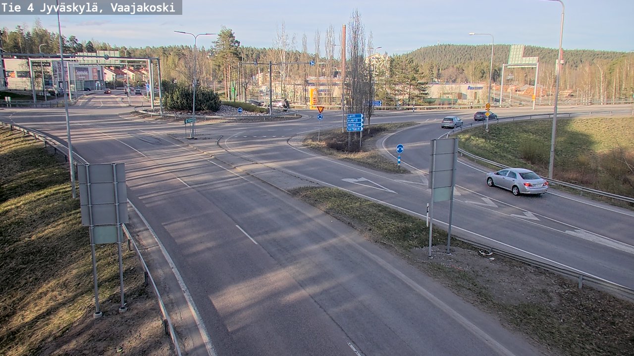 Weather Camera Image Road 4 Jyväskylä, Vaajakoski, Jyväskylä, Keski-Suomi
