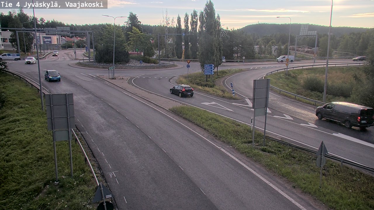 Weather Camera Image Road 4 Jyväskylä, Vaajakoski, Jyväskylä, Keski-Suomi