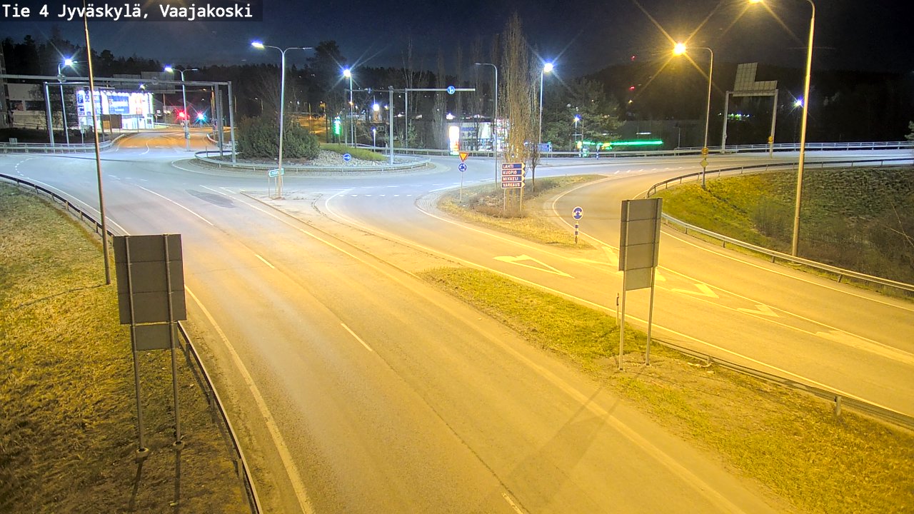 Weather Camera Image Road 4 Jyväskylä, Vaajakoski, Jyväskylä, Keski-Suomi