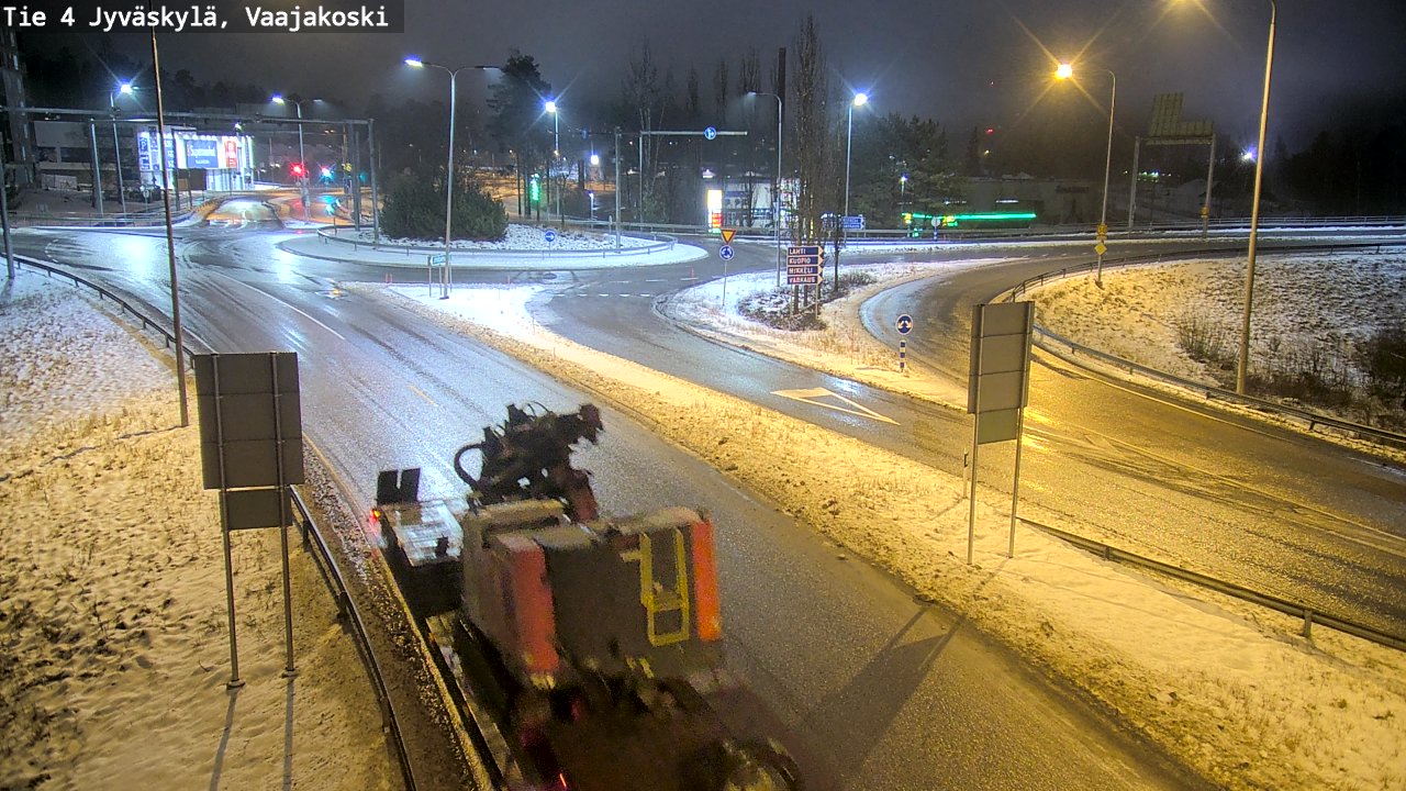 Weather Camera Image Väg 4 Jyväskylä, Vaajakoski, Jyväskylä, Keski-Suomi