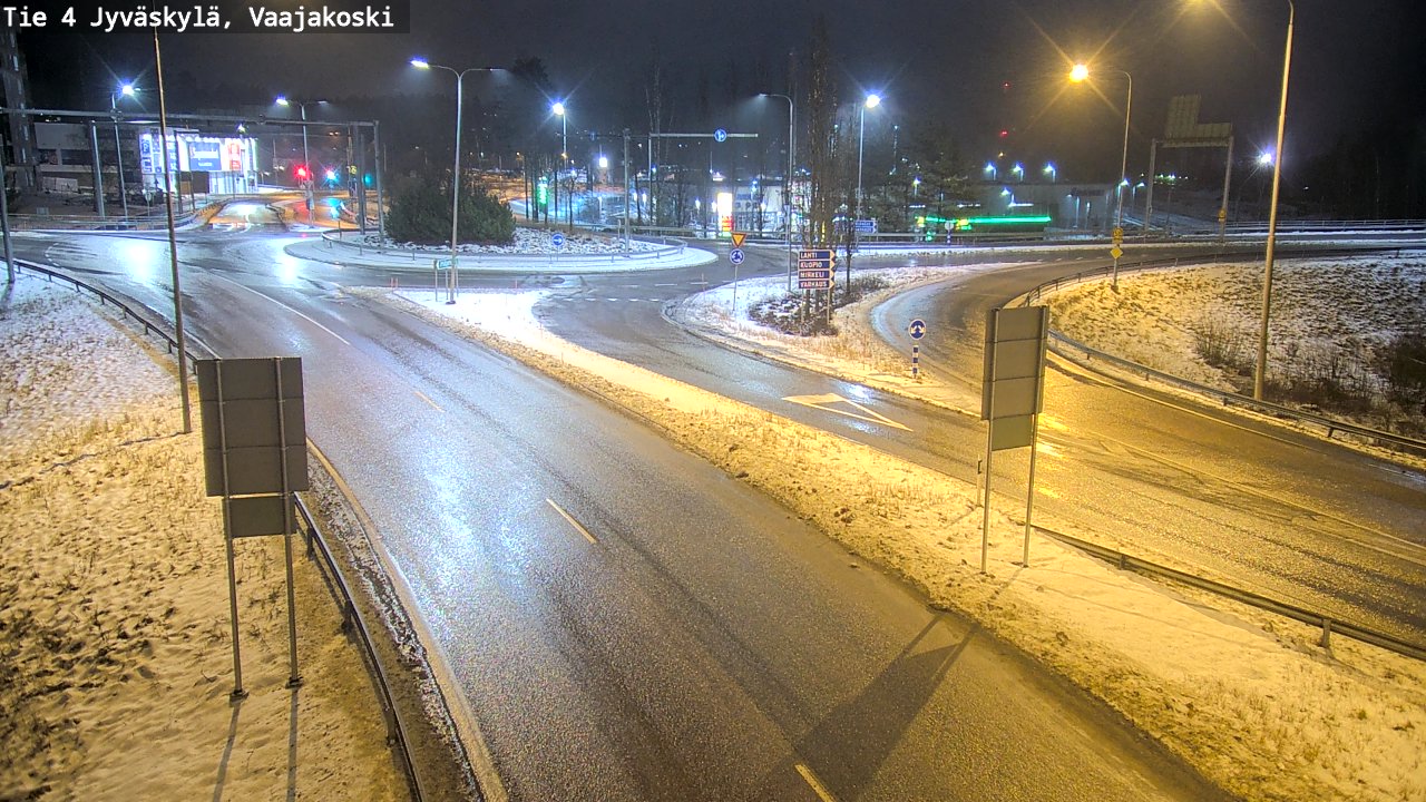 Weather Camera Image Väg 4 Jyväskylä, Vaajakoski, Jyväskylä, Keski-Suomi
