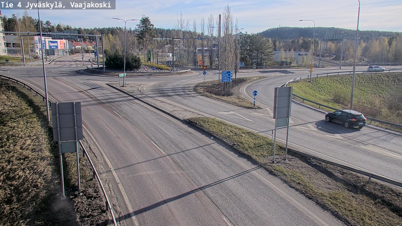 Weather Camera Image Road 4 Jyväskylä, Vaajakoski, Jyväskylä, Keski-Suomi