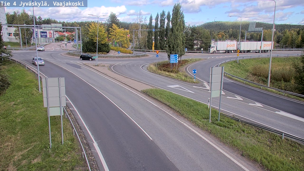 Weather Camera Image Road 4 Jyväskylä, Vaajakoski, Jyväskylä, Keski-Suomi