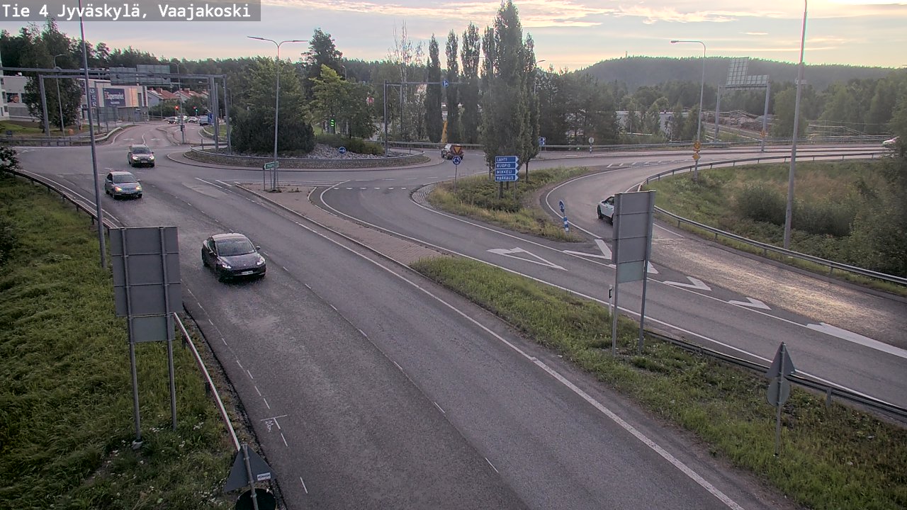 Weather Camera Image Road 4 Jyväskylä, Vaajakoski, Jyväskylä, Keski-Suomi