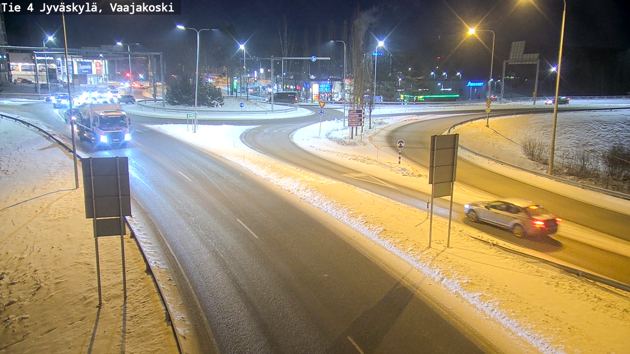 Weather Camera Image Road 4 Jyväskylä, Vaajakoski, Jyväskylä, Keski-Suomi