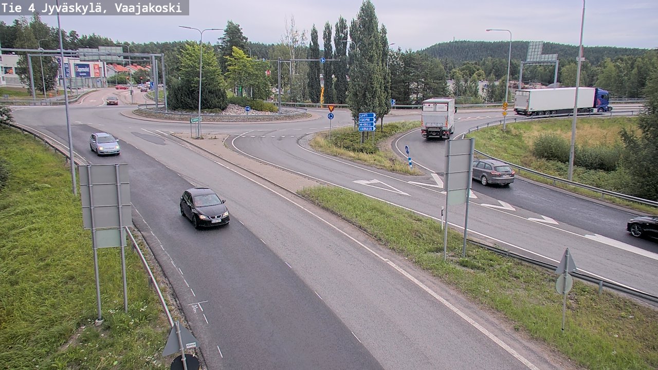 Weather Camera Image Road 4 Jyväskylä, Vaajakoski, Jyväskylä, Keski-Suomi