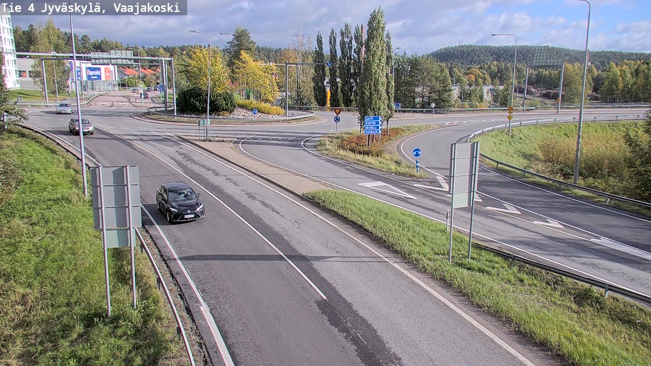 Weather Camera Image Road 4 Jyväskylä, Vaajakoski, Jyväskylä, Keski-Suomi