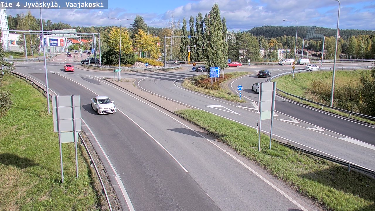 Weather Camera Image Road 4 Jyväskylä, Vaajakoski, Jyväskylä, Keski-Suomi