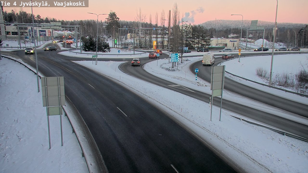 Weather Camera Image Road 4 Jyväskylä, Vaajakoski, Jyväskylä, Keski-Suomi